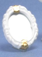 (image for) Porcelain Oval Mirror