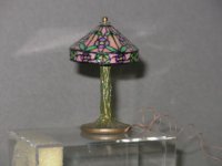 (image for) Lamp with Stained Glass Shade