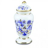 Blue and Gold Vase w/ Lid