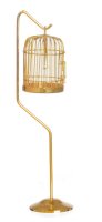 Birdcage with Stand, Brass Plated/Cb
