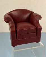 (image for) Bespaq red leather chair