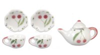 (image for) Cherry Tea Set/6