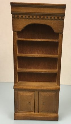 (image for) Single Walnut Bookcase