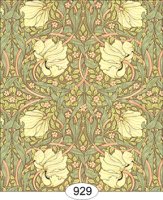 (image for) Victorian Tulips - Green