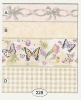 (image for) Butterflies - B or D with A or C Border