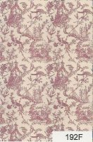 (image for) Chinese Toile Burgundy 192