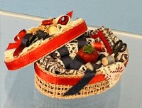 (image for) Red, White, and Blue Sewing Basket