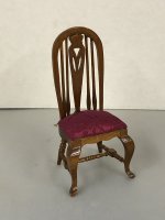 (image for) Burgundy Cushion Side Chair