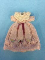 (image for) Pink Knitted Dress for Girl