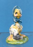 (image for) Painted Pewter Duck