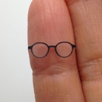 Miniature Eyeglasses - Male - BERNIE Black