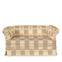 (image for) Olive/Gold Loveseat