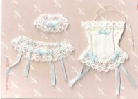 (image for) Corset, Suspender Belt, Garter, Blue