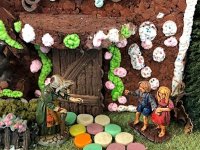 (image for) Hansel and Gretel at the Witch's cottage