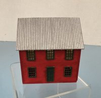 (image for) red house with front roof