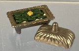 Decorative Serving Dish with Green Beans