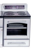 (image for) Silver Stove With Black Top