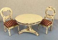 (image for) Shabby Chic Design Table and 2 Chairs