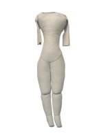 (image for) 9-1/2" New Create A Doll Leather Body