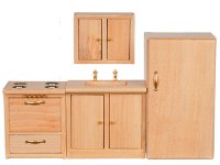 (image for) Modern Kitchen/Set/Cs/Oak