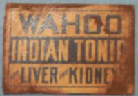 (image for) Tin Sign Wahoo Indian Tonic