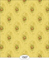 (image for) Camilla Floral - Red on Gold - 1507