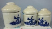 Delft 3-Piece Canister Set