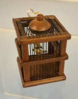 (image for) Walnut Bird Cage