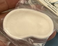 (image for) Unpainted Ceramic Kidney-Shaped Planter