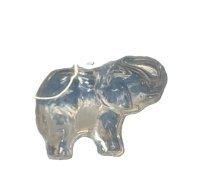 (image for) Small Clear Glass Elephant