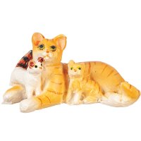 (image for) Cat W/Kittens/Orange