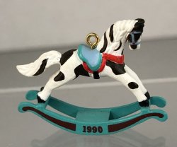 (image for) 1990 Hallmark Rocking Horse Ornament