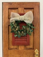 (image for) Wreath on Half Shutter for Door