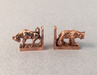 Copper Bookends - Bull/Bear