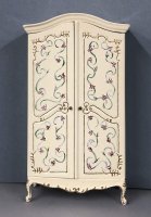 (image for) Painted and Stocked Sewing Armoire