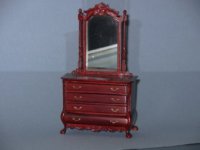 (image for) Dark Brown Dresser with Mirror