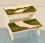 Bed steps hand painted (image for) Bed steps hand painted