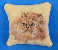 Handpainted Cat Pillow No. 13