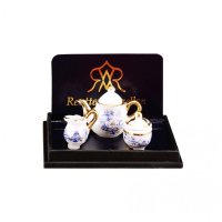 (image for) Blue and Gold Tea Set