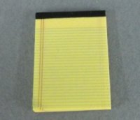 (image for) Yellow Lined Writing Pad