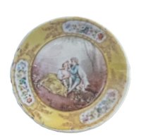 (image for) Sèvres Yellow Couples Plate