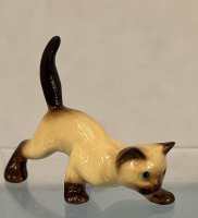 (image for) Ceramic Tan and Brown Cat