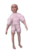 (image for) Parker Levi "Little Whitney" Porcelain Painted 4 1/4" doll