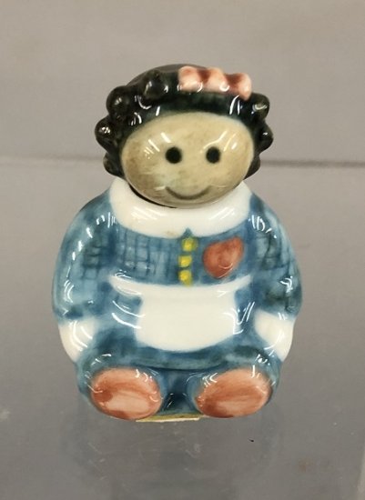 (image for) Blue Dress Girl Cookie Jar - Click Image to Close