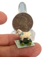 (image for) Tiny Lamb Toy on Wheels