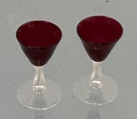 (image for) Red Footed Stemware