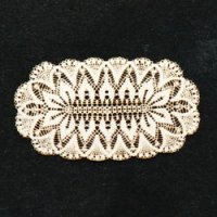 (image for) Antique Laser Oval Doily #108