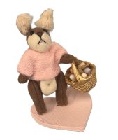 (image for) Bunny Holding Basket of Eggs