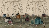 (image for) Folk Art Landscape - 5031