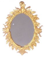 (image for) Oval Antique Mirror